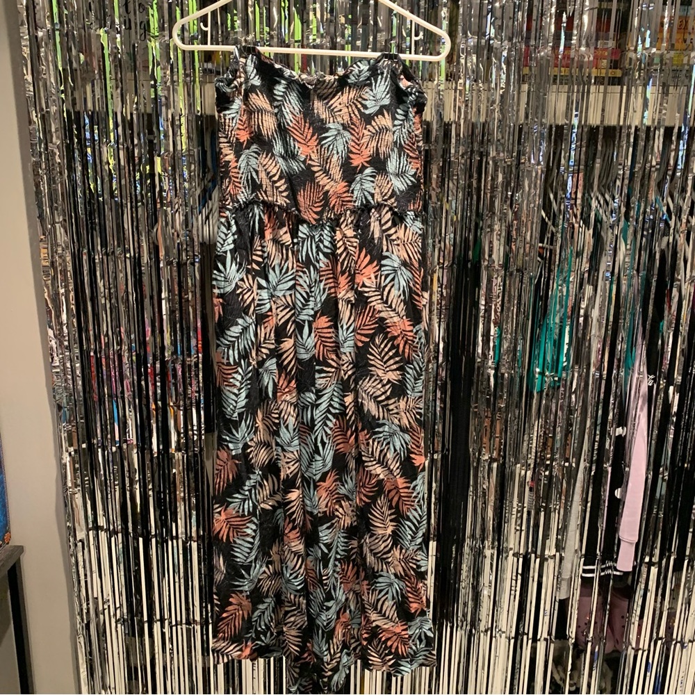 Vanilla Star Black Strapless Jumpsuit